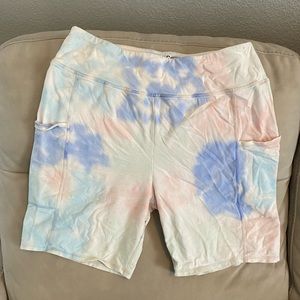 SO brand tie dye shorts